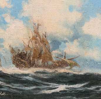 Claudus Rudolf - Sailing ship